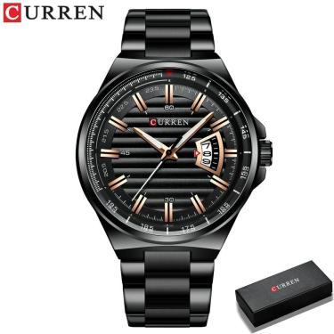 Imagem de Relógio Masculina Curren 8375 À Prova D'Água Preto