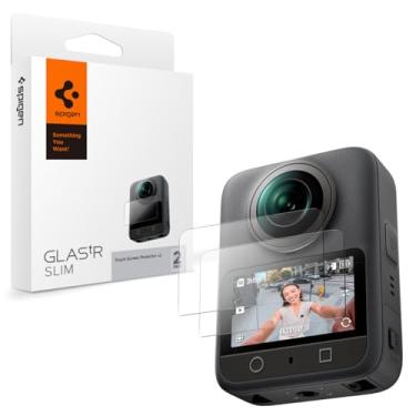 Imagem de Spigen Protetor de tela de vidro temperado [Glas.tR Slim] projetado para DJI Osmo360-2 unidades