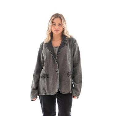 Imagem de Blazer Jeans Feminino Arauto Black-Feminino