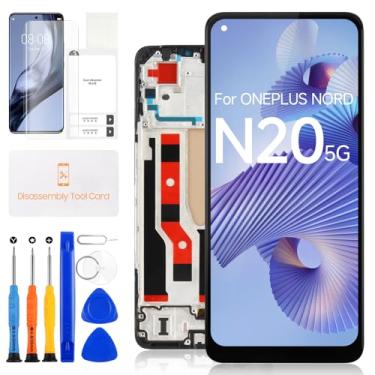Imagem de Tela LCD para Oneplus Nord N20 5G de substituição para Oneplus Nord N20 5G GN2200 CPH2459 1+ Tela LCD digitalizadora de vidro com ferramentas (preto com moldura)