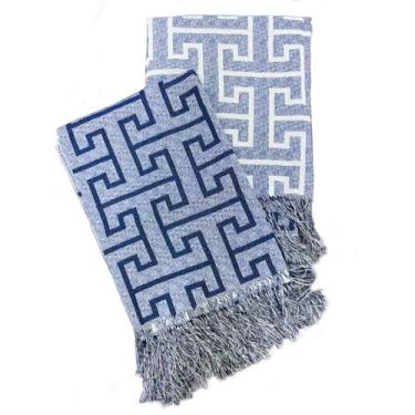 Imagem de Kit 2 Xales para Sofá Manta Poltrona Luxuosa Protetora 1,60x1,40m Vári