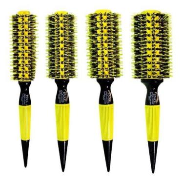 Imagem de Kit 4 Escovas Evas Profissional Cms 3002, 3003, 3004 E 3005 - Evas CMS
