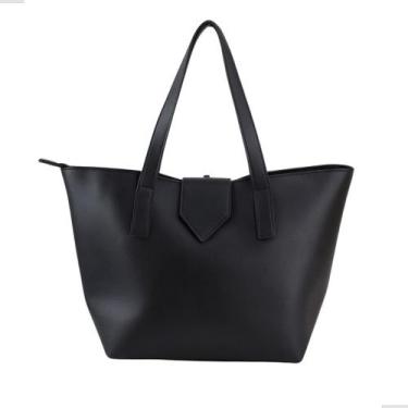 Imagem de Bolsa Saco Lapela Tote Feminina em material sintético  Design Clássico