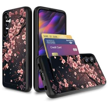 Imagem de Vobber Capa para Galaxy A16 5G, capa tipo carteira escondida com compartimento para cartão TPU à prova de choque e policarbonato capa protetora de camada dupla para Samsung Galaxy A16 5G 6,7 polegadas