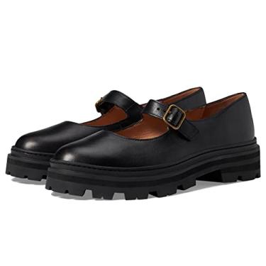 Imagem de Madewell The Freya Platform Lugsole Mary Jane, Preto verdadeiro, 36