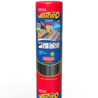 Imagem de Fita Adesiva Aluminio 90Cm x 10M Vedatudo Dryko