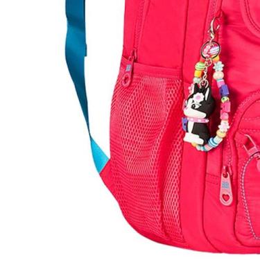 Imagem de Mochila de costas e de bordo 17,5 Heart Beats Rebecca Bonbon - rosa