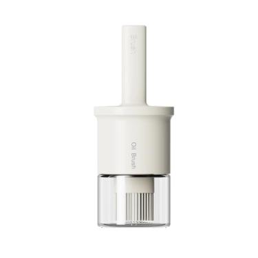 Imagem de Dispenser de Óleo com Pincel de Silicone para Cozinha, Recipiente Moderno em Branco, Aplicador Integrado