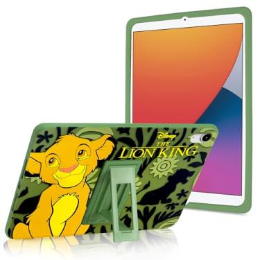 Imagem de Capa infantil Disney Rei Leão para iPad – Capa de 10,9 polegadas para iPad 10ª geração (2022) e A16 11ª geração 11 polegadas (2025) - Capa para tablet com suporte, protetor de silicone à prova de