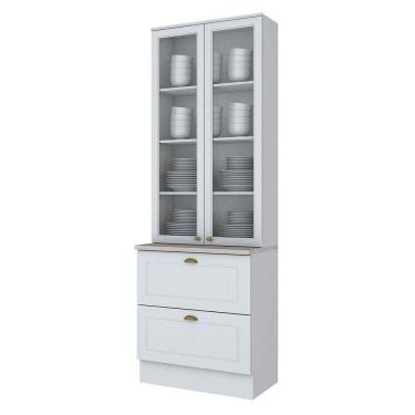 Imagem de Cristaleira Henn 2 Portas Sd C357-05 Branco