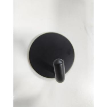 Imagem de OUTXE Gancho de guirlanda para porta da frente, adesivo resistente para janela de vidro (preto, pacote com 2)