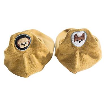 Imagem de Meias fofas que não aparecem - tornozelo bordadas para cães desenhos animados,Meias barco algodão macias e confortáveis para mulheres e meninas Hoghaki