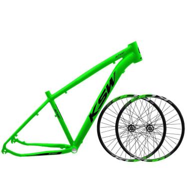 Imagem de Quadro MTB Aro 29 KSW XLT 100 + Par Roda Aro 29 KOG Rosca