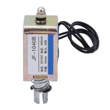 Imagem de Eletroímã 25N JF-1040B 25N 24V DC Eletroímã tipo Push-Pull Solenoide Eletroímã 15mm Stroke Push-Pull Electromagnet