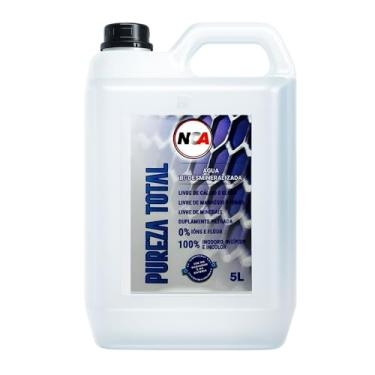 Imagem de Galão 5L Água Bi-Desmineralizada NCA | Radiador e Bateria | 0% Íons Cloro Cálcio | Duplamente Filtrada | ISO 9001