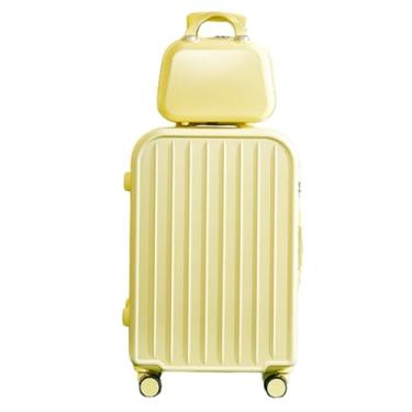 Imagem de Mala de grande capacidade, estojo portátil, conjunto de pais e filhos, rodízios duplos rotativos de 360 graus, bolsa portátil, com zíper, resistente a impactos, impermeável, portátil para embarque