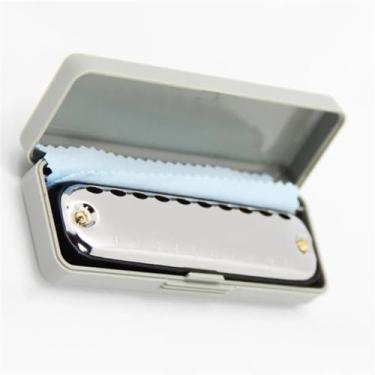 Imagem de Gaita profissional Play 10 furos padrão C chave diatônica harmônica blues harpa pente ABS durável