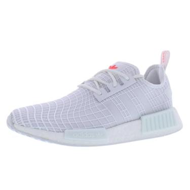 Imagem de Adidas Originals Tênis masculino NMD_r1, Branco/Nuvem Branco/Vermelho Solar, 8