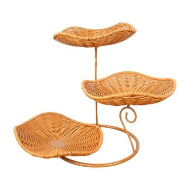 Imagem de Bothyi Fruteira, Expositor de Frutas, Centro de Mesa Versátil, Organizador Compacto para Utensílios de Mesa, Ideal para Balcão de Cozinha de Hotel