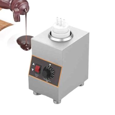 Imagem de CNAOHGHN Aquecedor EléTrico Comercial Para Molhos, MáQuina De ConservaçãO De Geleias E Doces, Temperatura AjustáVel De 30 A 85 °C, Dois MéTodos De Aquecimento Para Fondue, Sobremesas E Eventos