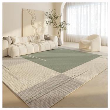 Imagem de SPXMQSS Tapetes de área laváveis à máquina, tapetes grandes para sala de estar, macios, antiderrapantes, para decoração de casa, escritório, casa, marrom claro