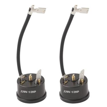 Imagem de MRA12102-9010 Protetor de sobrecarga de compressor com linha, oferecendo proteção contra sobreaquecimento de pressão para ar condicionado, substitui o número de peça B125-120 (pacote com 2)