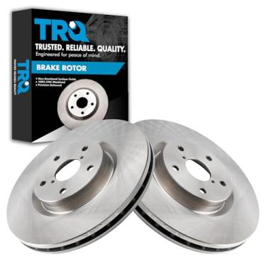 Imagem de TRQ Par de Rotor de Freio a Disco Dianteiro e Laterais do Passageiro para Subaru WRX STI