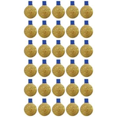 Imagem de Kit Com 30 Medalhas de Ouro M43 Honra ao Mérito Fita Crespar
