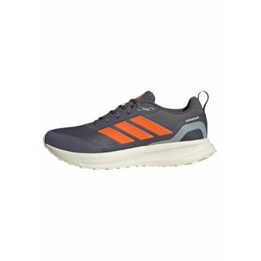 Imagem de adidas Tênis masculino Run Falcon 5 Trail, Aurora Onix/laranja puro/preto, 38