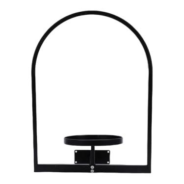 Imagem de Zerodis Suporte para Plantas de Parede Suporte para Vasos Porta-retratos Decorativo para Plantas Adequado para Salas de Estar Pátios Jardins Cozinhas Varandas Pátios para de Parede Em Ferro Montado na