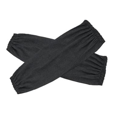 Imagem de KiBcsLic 2 unidades de mangas de proteção para soldagem, protetores de perna em tecido jeans para uso em gramados, fundições, oficinas e fogueiras.
