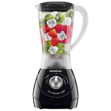 Imagem de Liquidificador Mondial EASY Power 1,5L 550W 2 Velocidades L-550 - Preto - 110 VOLTS