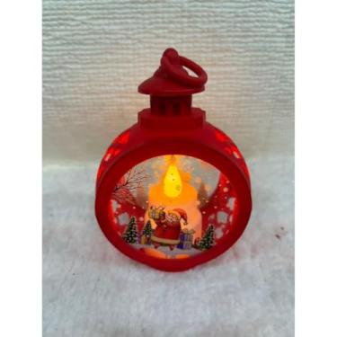 Imagem de DECORAÇÃO LUMINÁRIA ENFEITE NATALINO LAMPARINA DE NATAL LED (estilo 4 - D)