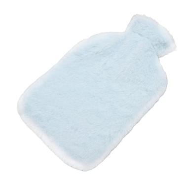 Imagem de aqxreight Saco Quente de Injeção de Garrafa Quente de 2000ML Com Capa de Pelúcia para Alívio de Desconforto e Ajuda a Manter Uma Garrafa QuenteSaco QuenteGarrafa de BorrachaSaco de PelúciaSaco de 2000mlInjeção de água (Azul)