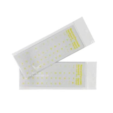 Imagem de Adesivos de Teclado do Alfabeto Russo Super Resistentes a Desgaste Sujeira e Arranhões para Notebook PC 2 unidades