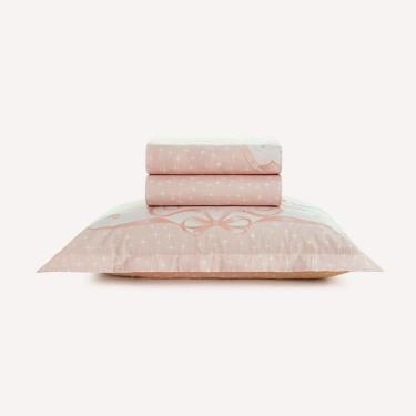 Imagem de Jogo de Cama Infantil Solteiro Karsten 200 Fios 100% Algodão Encantada