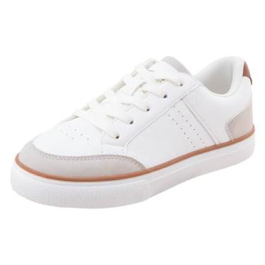 Imagem de State Street Tênis esportivo casual infantil Zander da Payless, Branco (cordões), 18