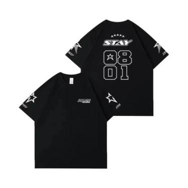 Imagem de Camiseta De Algodão Kpop Para Homens E Mulheres, Tendência 2025, SKZ S