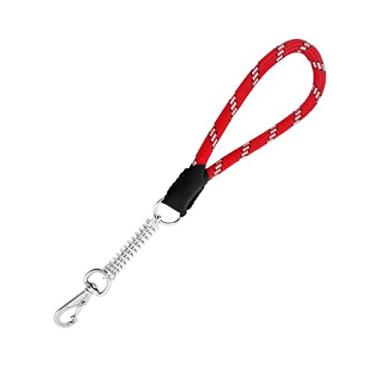 Imagem de Guia Para Cachorros Puxam Muito Com Mola Vermelho Curto