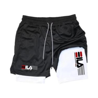 Imagem de Shorts De Corrida Masculinos De Secagem Rápida E Respirável, Compressã