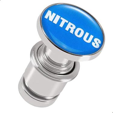 Imagem de Couslcd Plugue de isqueiro de carro, botão de liga de alumínio, botão de substituição para a maioria dos veículos com fonte de alimentação padrão de 12 volts, acessório de carro (nitroso)