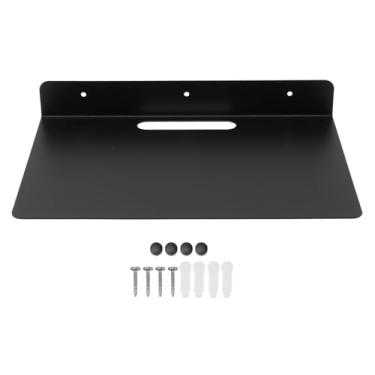 Imagem de ZAWELIYO Prateleira AV Flutuante de Metal, Rack Montado na Parede à Prova de Ferrugem para Câmera de Roteador de Caixa Superior Ajustada para Projetor, Feita de Alumínio Espacial, Sem