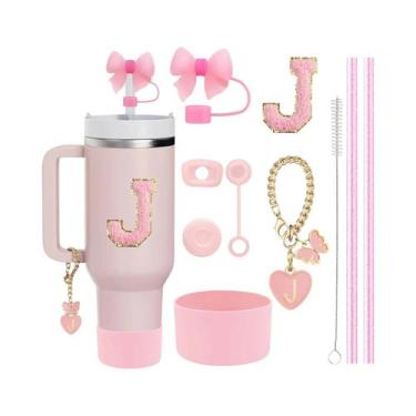 Imagem de Conjunto De Acessórios Para Copo Stanley Com 10 Peças: 2 Canudos, Esco