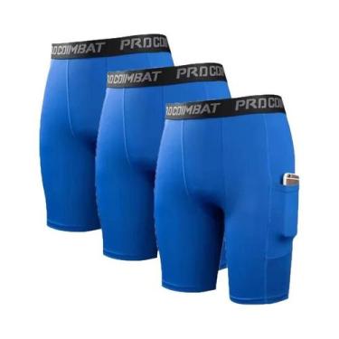 Imagem de Conjunto De 3 Cuecas Boxer Masculinas M-XXL De Secagem Rápida, Preto E