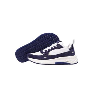 Imagem de Municipal Tênis masculino M.og feminino, Branco/azul marinho/azul marinho, 36