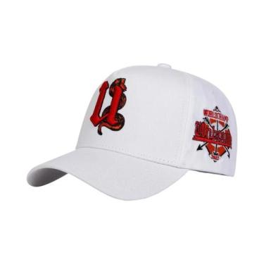 Imagem de Boné De Beisebol Unissex Ajustável Com Bordado De Cobra Em Forma De U,