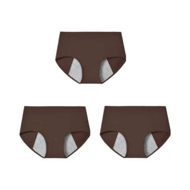 Imagem de Calcinhas Menstruais De Algodão À Prova De Vazamentos Tamanho plus 4XL