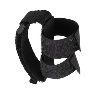 Imagem de Generic Alça de Suporte de Utensílio Ajustável, Punho de Talheres Confortável de Poliéster Antiderrapante, Punho de Alimentação Auxiliar Com Alça de Suporte de Garfo de Colher