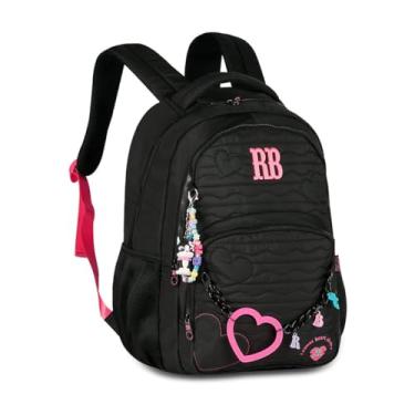 Imagem de Mochila Costas Escolar Rebecca Bonbon Bolsa Feminina RB27010 (Preto)