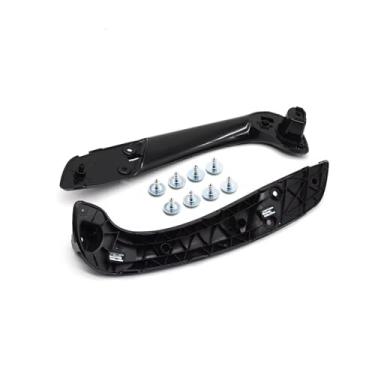 Imagem de Maçaneta interna dianteira esquerda direita do carro com tampa compatível com Renault Megane 3 III 2008-2016/Fluence 2009-2015 809600015R 197012651(Inner-Pianoblack 2)